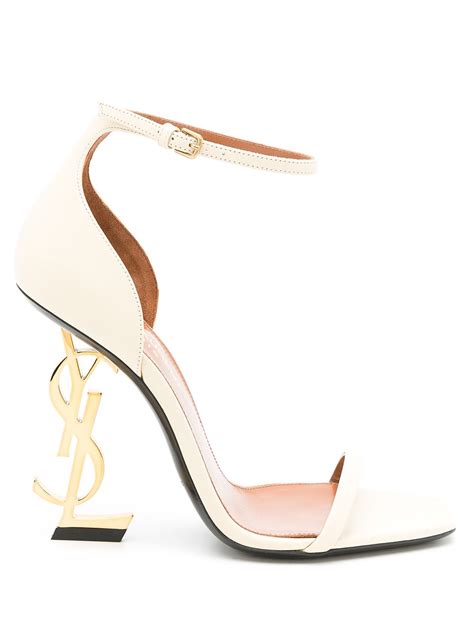 black and white ysl heels|yves saint laurent heels price.